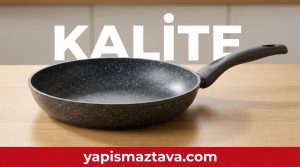 Profesyonel kalitede yenilenmiş granit tava, mükemmel yüzey bitişi