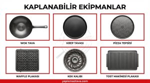 Kaplanabilir mutfak ekipmanları ürün kataloğu