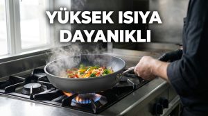 Yüksek ısıda kullanılan seramik kaplamalı tava, seramik kaplama nedir sorusunu yanıtlıyor.